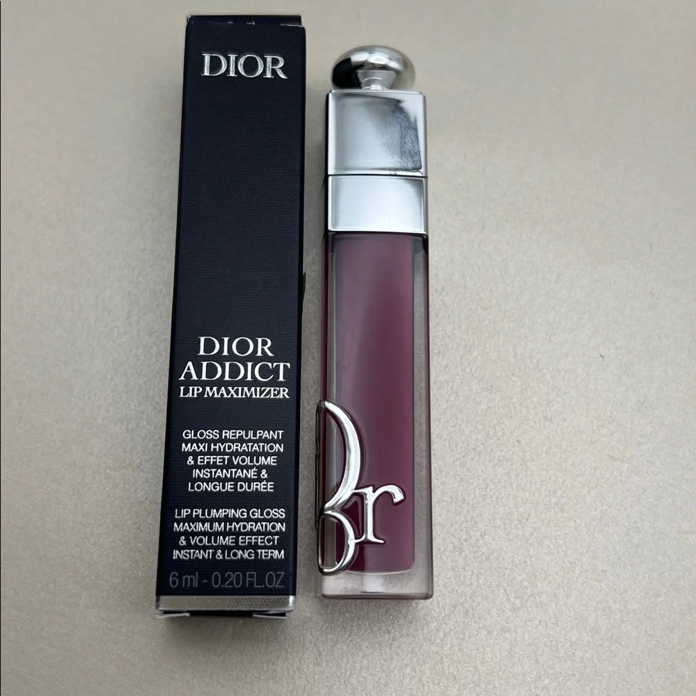 DIOR Lip Addict Lip Maximizer Gloss 006 Berry Lip Gloss NWOT Box $42 Retail